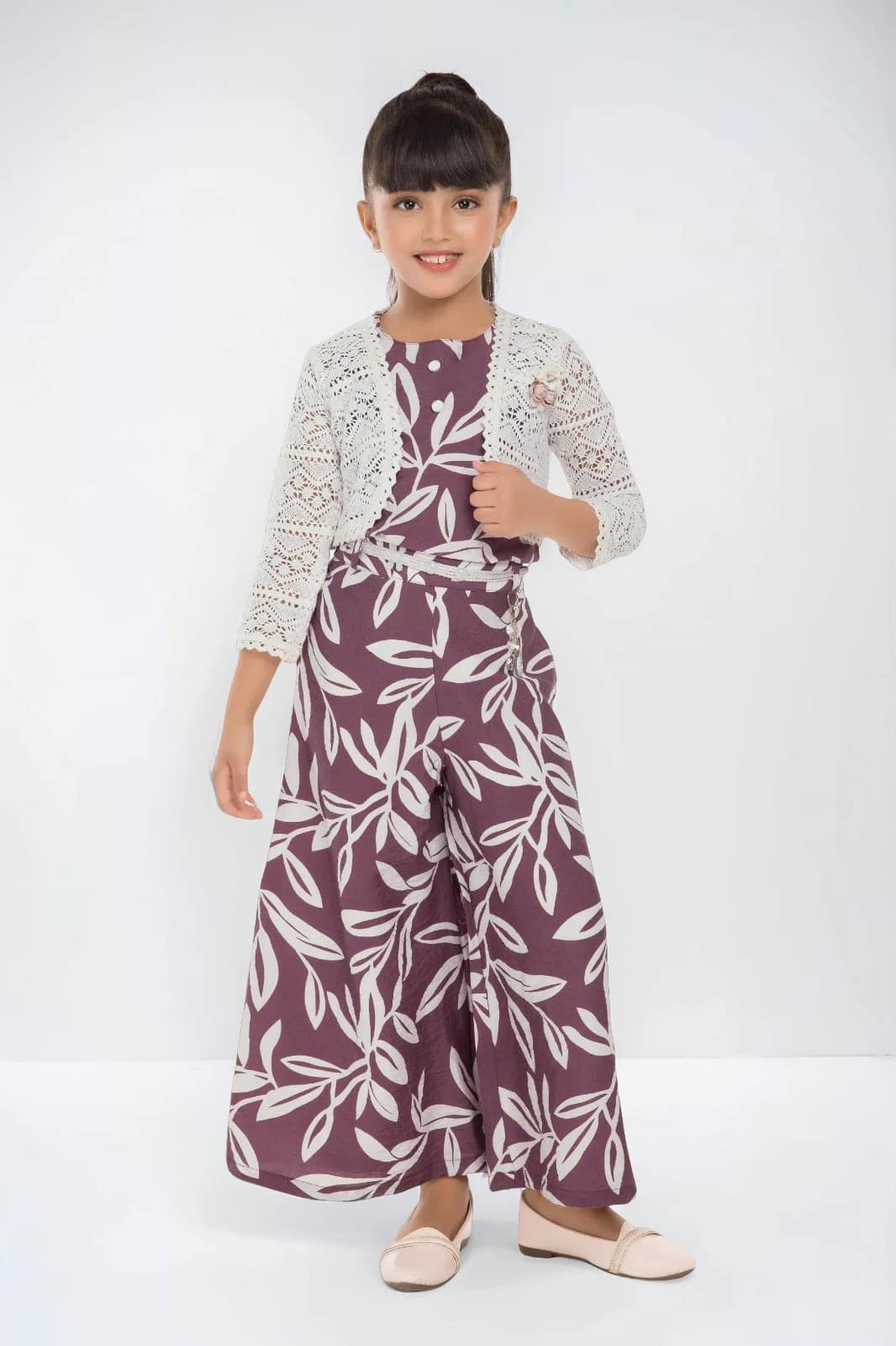 Line Up Mint Green Co-ord Set for Girls